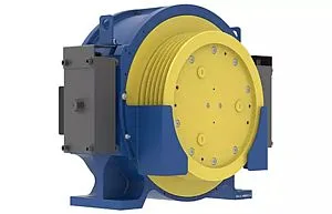 Ziehl-Abegg ZAsyn2 SM500 gearless high-capacity elevator traction machine