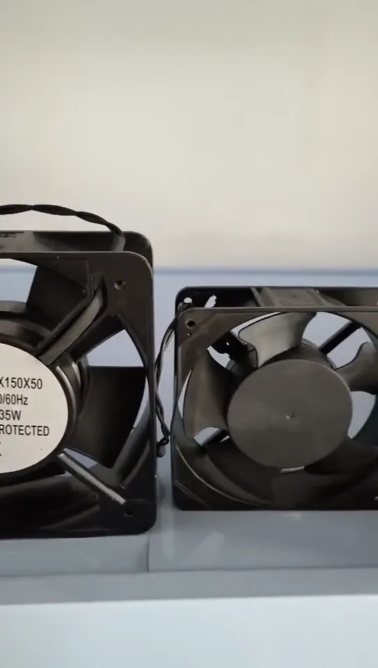AC axial cooling fans for control cabinets
