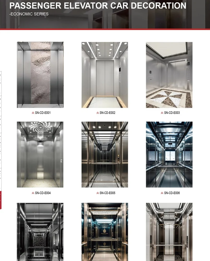 SUNNY passenger cabin decoration range — actual SUNNY 2026 catalogue photograph